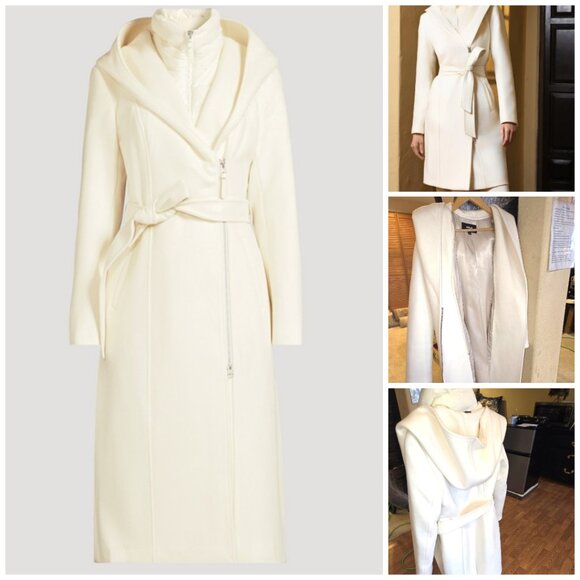 MACKAGE Cream Coat - Shia 100% Wool, 2-in-1 ( removable ) size S - NEW with Tags - Picture 14 of 16